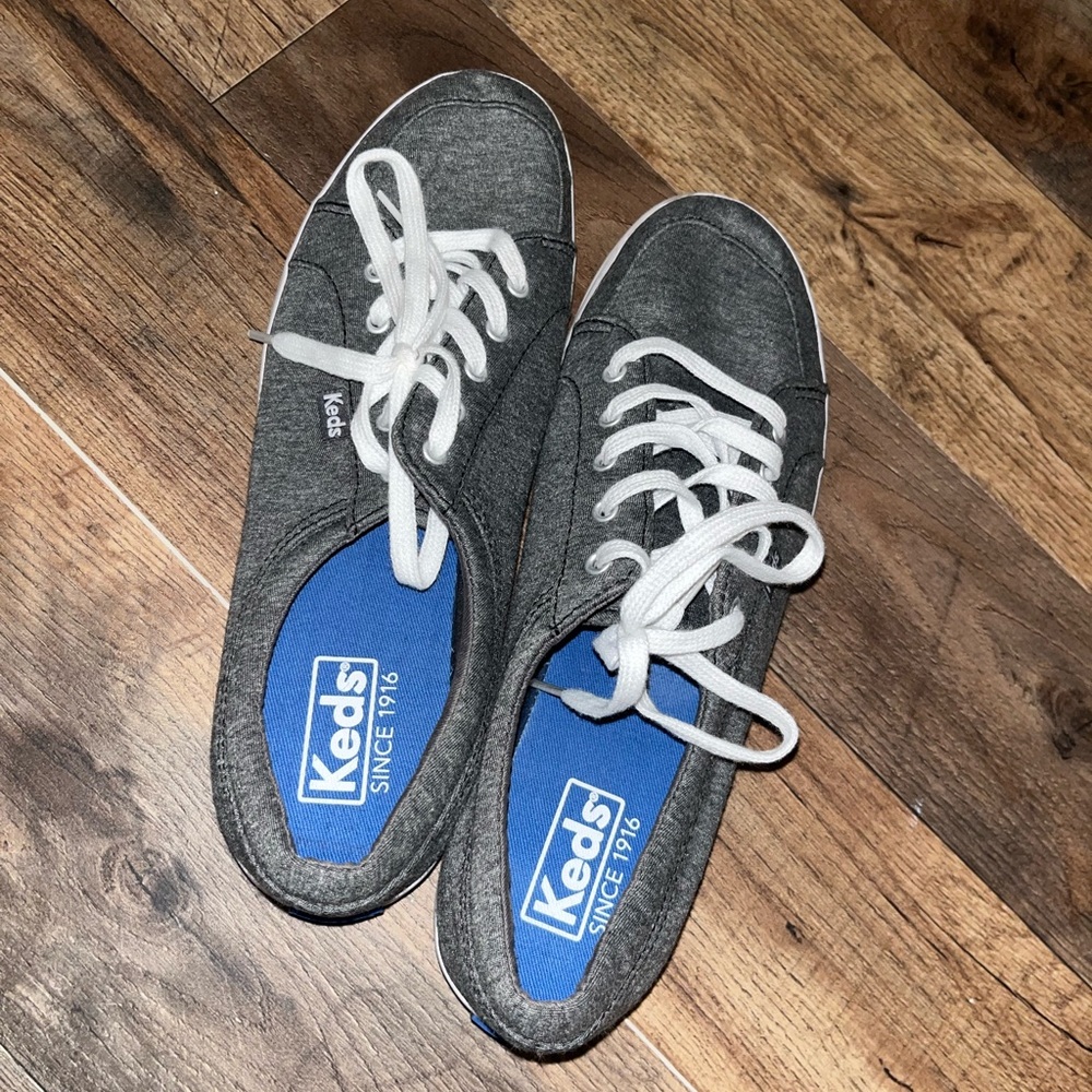 Keds Gray Canvas Sneakers